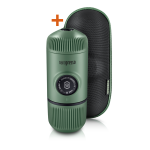 Wacaco Nanopresso Elements Moss Green + Case 帶保護套的便攜式濃縮咖啡機